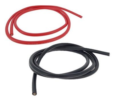 Cble d'alimentation silicone 5.27 mm2 10AWG (1 mtre) - Photo 1