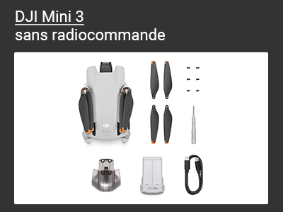 DJI Mini 3 Pro sans radiocommande