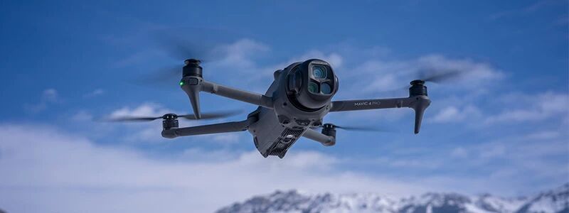 Drone DJI Mavic en vol