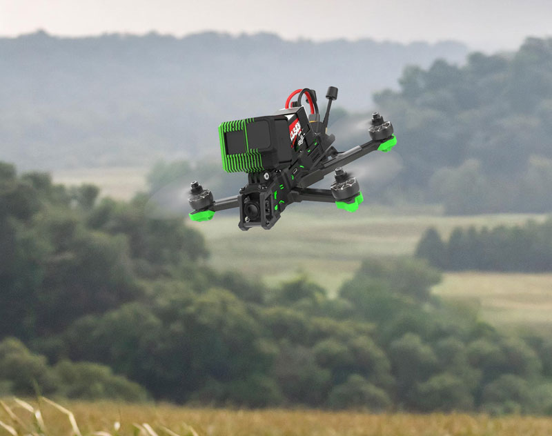 Un drone conçu pour faire du freestyle