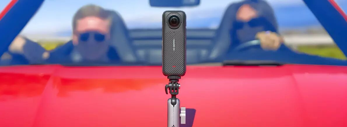 Capteur & objectif de la caméra Insta360 X4