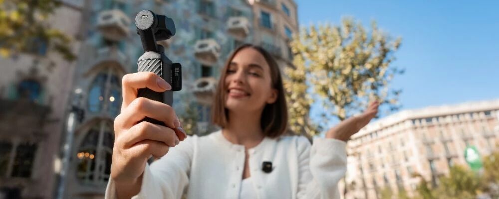 DJI Osmo Pocket 4 utilisé pour un vlog DJI Osmo Pocket 4 utilisé pour un vlog