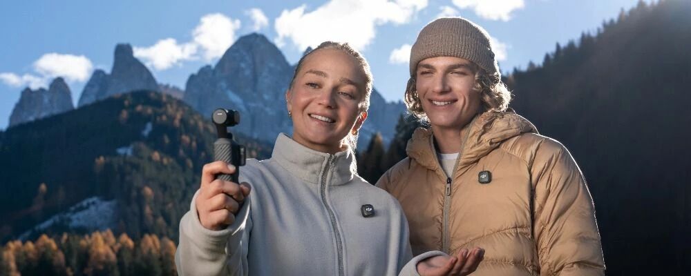 Osmo Pocket 4 utilisant l'ActiveTrack sur 2 sujets Osmo Pocket 4 utilisant l'ActiveTrack sur 2 sujets
