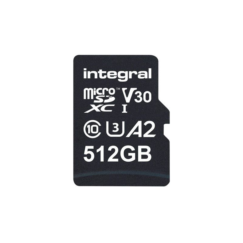 Carte Micro SD 512 GB, Carte mémoire, SDXC, V30