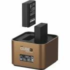 Chargeur Hähnel ProCube3 - Compatible Fujifilm, Sony, Olympus, Nikon, Panasonic, Canon