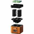 Chargeur Hähnel ProCube3 - Compatible Fujifilm, Sony, Olympus, Nikon, Panasonic, Canon