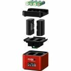 Chargeur Hähnel ProCube3 - Compatible Fujifilm, Sony, Olympus, Nikon, Panasonic, Canon