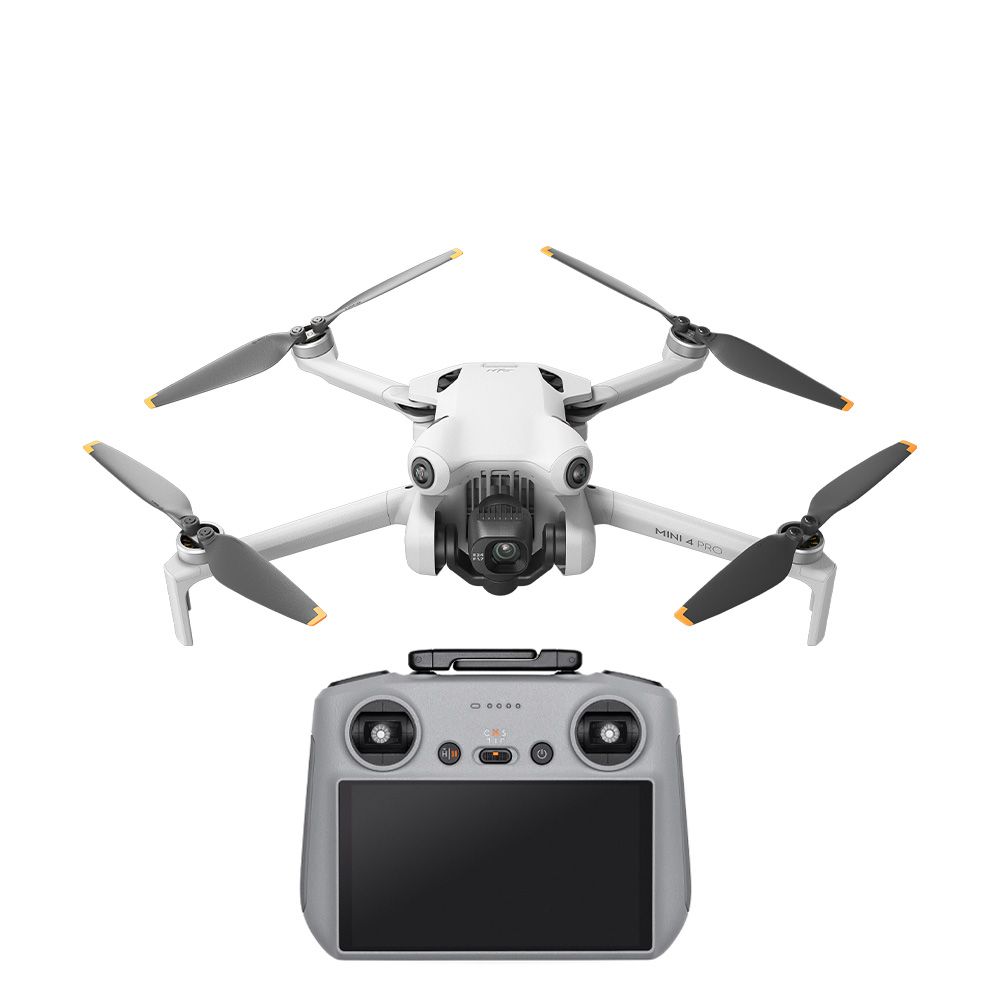 Drone DJI Mini 4 Pro et radiocommande DJI RC 2