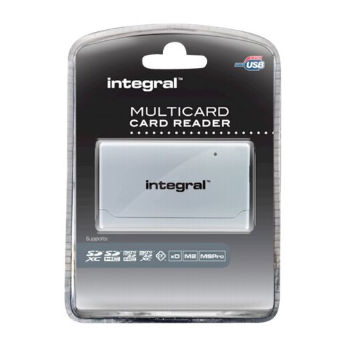 Lecteur carte mémoire INTEGRAL multi-cartes 2 slots supportant 6 formats  USB 3.0