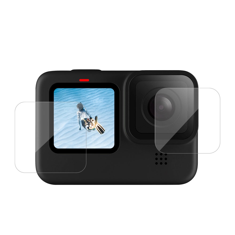 Achetez Pour GoPro Hero 9 / 10 / 11 Design Clair Conception Étanche  Acrylique + Boîtier de Boîtier en Verre Trempé Caméra Sous-marine Couvercle  de Plongée de Chine