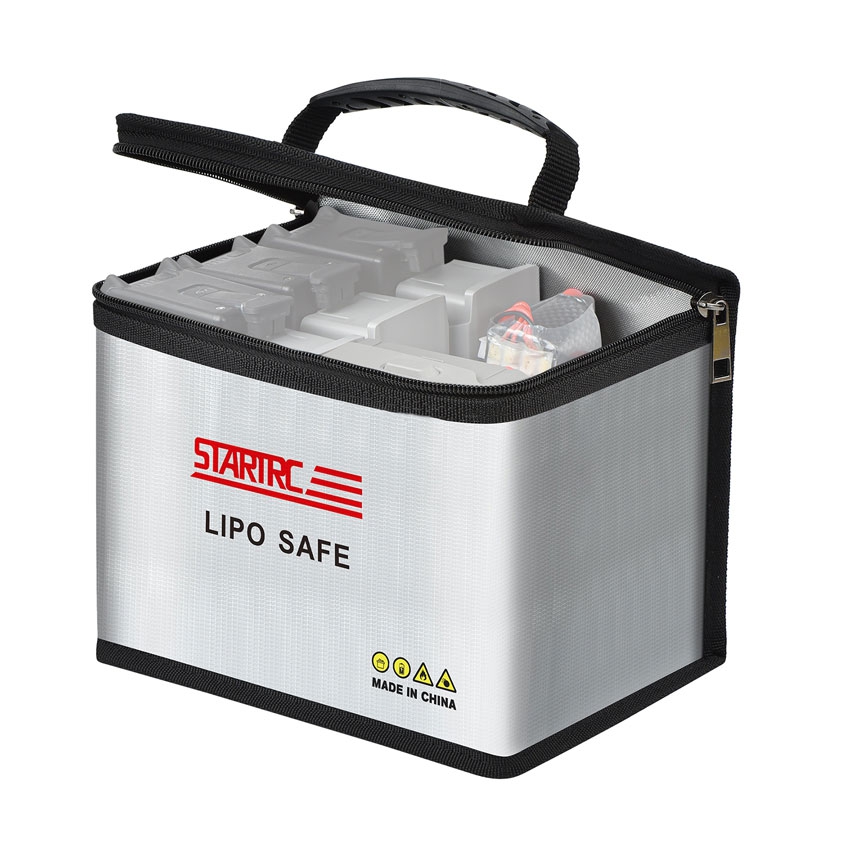 Sac sécurité pour batteries LIPO-Large - Petit 220 X 180 mm
