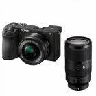 Sony Alpha 6700 avec objectif 16-50 mm f/3.5-5.6 OSS PZ et 70-350 mm f/4.5-6.3 G OSS